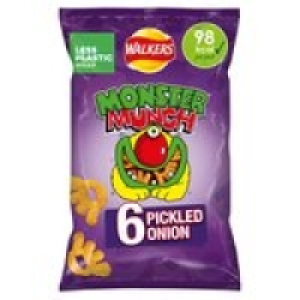 Walkers Monster Munch Pickled Onion Multipack Snacks £1.75