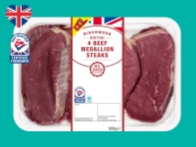 Lidl  Birchwood 4 British Beef 21-Day Matured Medallion Steaks