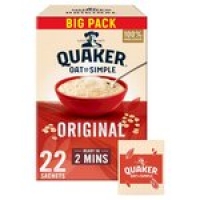 Morrisons  Quaker Oat So Simple Original Porridge Family Pack