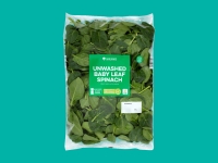Lidl  Oaklands Unwashed Baby Leaf Spinach