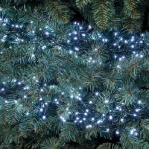 500 LED Timer Cluster String Christmas Lights - Bright White