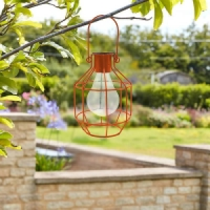 House Beautiful Firefly Solar Powered Caged Lantern £3.50