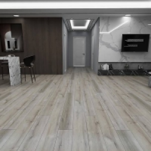 Rigid Core Luxury Vinyl Flooring Coastal Light Grey Plank £75.95