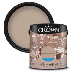 Crown Walls & Ceilings Matt Emulsion Picnic Basket - 2.5L