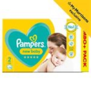 Pampers New Baby Nappies Size 2, 4kg-8kg, Jumbo+ Pack