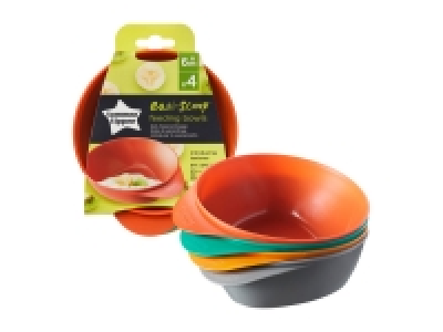 Tommee Tippee Easi-Scoop Feeding Bowls - 4 Pack