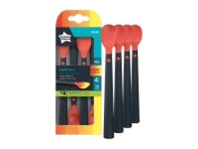 Tommee Tippee Heat Sense Soft Weaning Spoons - 4 pack