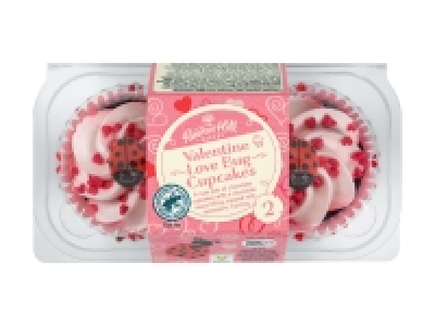 Lidl  Rowan Hill Bakery Valentine Love Bug Cupcakes