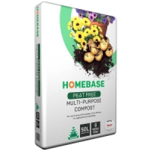 Homebase Peat Free Multi-Purpose Compost - 50L £7.00