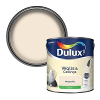 Homebase  Dulux Magnolia - Silk Emulsion Paint - 2.5L