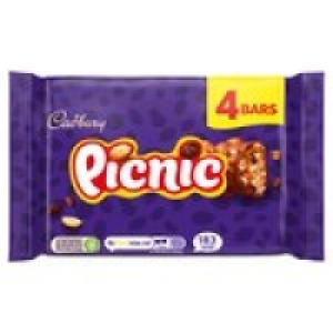 Cadbury Picnic Chocolate Bar Multipack 4 Pack £1.35