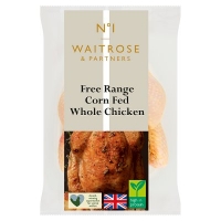 Waitrose  No.1 Free Range Corn Fed Whole Chicken