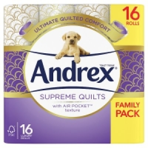 Waitrose  Andrex Toilet Tissue Quilts White