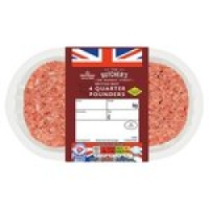 Morrisons 4 British Beef Quarter Pounders £2.69