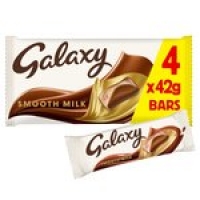 Morrisons  Galaxy Smooth Milk Chocolate Bars Multipack 4 x 42g