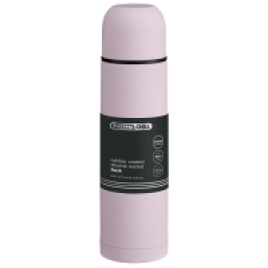 Double Coated Rubber Walled Flask 500ml - Pink £2.00