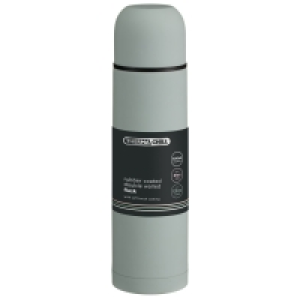 Double Coated Rubber Walled Flask 500ml - Light Grey £2.00