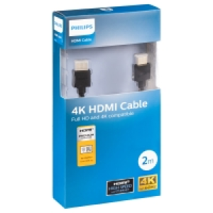 Philips 2 Meter 4K HDMI Cable £8.00