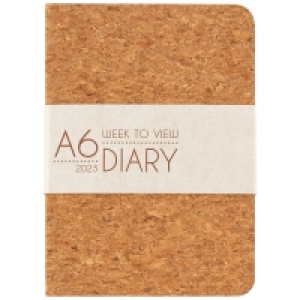 A6 Week to View Trend Diary 2023 - Cork