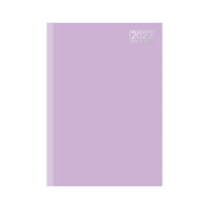 A5 Bright Page a Day Diary 2023 - Purple