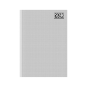 A5 Page a Day Diary 2023 - Silver