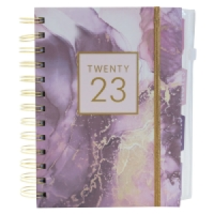 Organiser Diary 2023 - Purple Marble