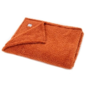 Snuggle Fleece Throw - 130x180cm - Terracotta