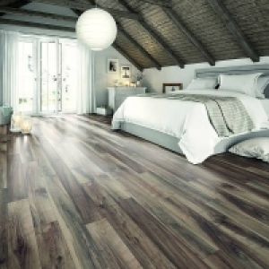 EGGER HOME Grey Perganti Walnut 12mm Laminate Flooring £36.00