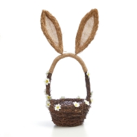 HomeBargains  Spring Time Easter Bunny Ears Basket
