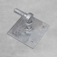 InExcess  Adjustable Galvanised Hook on Plate 19mm 6 Inch