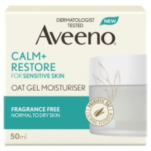 Aveeno Face Calm Restore Oat Gel Moisturiser 50Ml