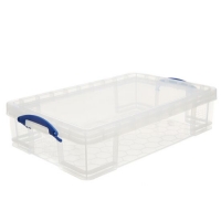 RobertDyas  Really Useful 33L Underbed Storage Box - Clear