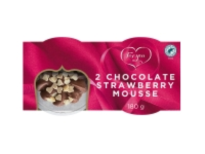 For You Chocolate Strawberry Mousse