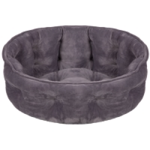 Perfect Paws Velvet Chesterfield Pet Bed