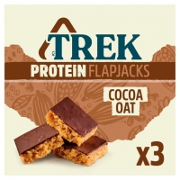 Tesco  Trek Flapjack Cocoa Oat 50G 3 Pack