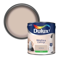 Homebase  Dulux Soft Stone - Silk Emulsion Paint - 2.5L