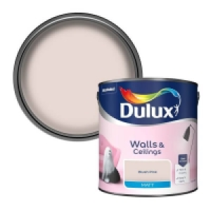 Dulux Standard Blush Pink Matt Emulsion Paint - 2.5L &pound;16.00