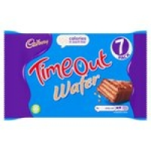 Cadbury Timeout Chocolate Wafer Biscuit Bar Multipack 7 Pack £1.00