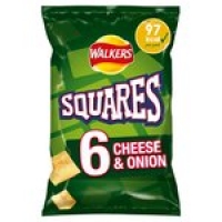 Morrisons  Walkers Squares Cheese & Onion Snacks