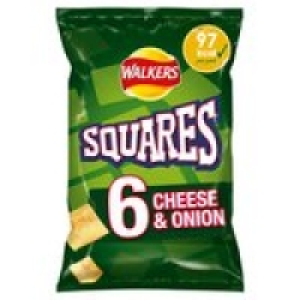 Walkers Squares Cheese & Onion Snacks