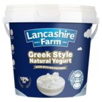 Morrisons  Lancashire Farm Greek Style Natural Yogurt 