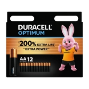 RobertDyas  Duracell Optimum AA Batteries - 12 Pack