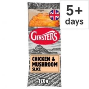 Tesco  Ginsters Chicken And Mushroom Slice 170G