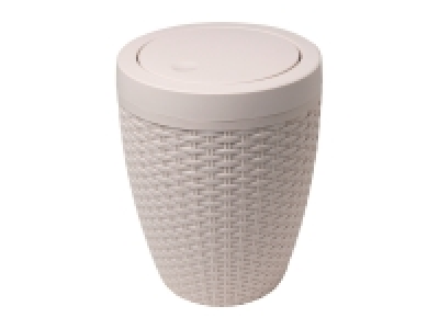 Lidl  Addis 5L Rattan Effect Bathroom Bin