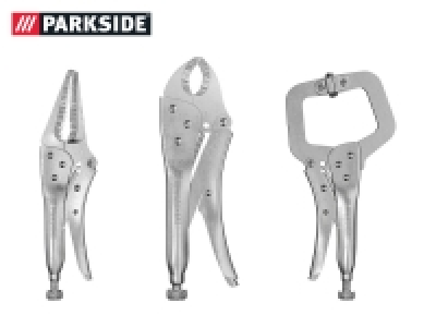 Parkside Locking Pliers Set - Set of 3