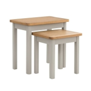 Norbury Nest of 2 Tables - Grey &pound;100.00