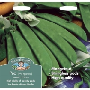 Mr. Fothergills Pea Mangetout Sweet Sahara Seeds £3.10
