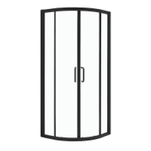 Bathstore Noir 900mm Black Quadrant Shower Enclosure
