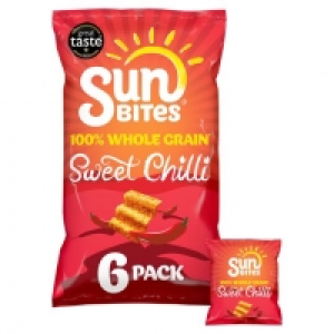 Tesco  Walkers Sunbites Sun Ripenedsweet Chilli 6 X 25G