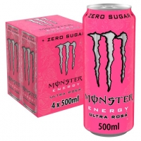 Tesco  Monster Energy Ultra Rosa Drink 4X500ml